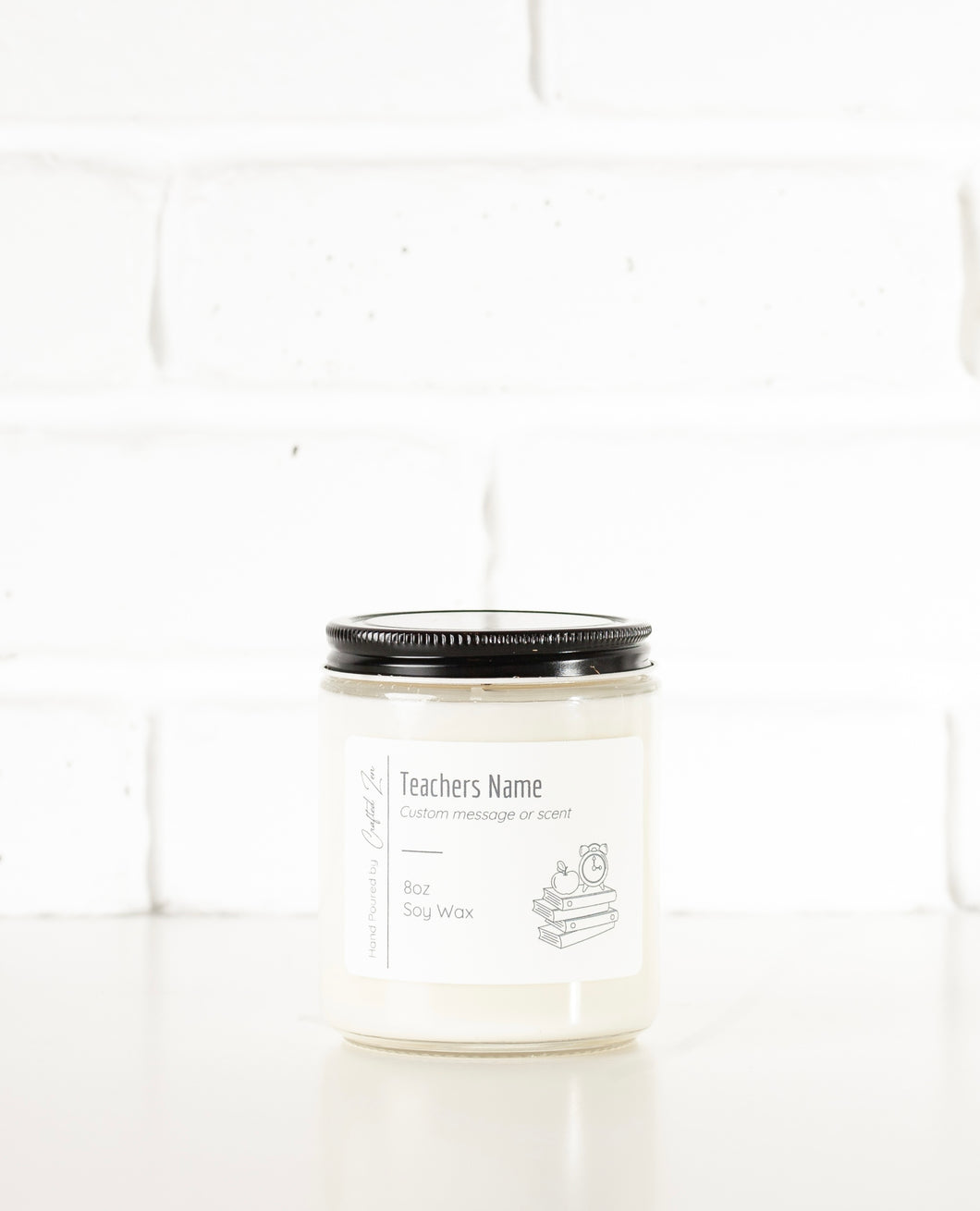 Custom Teacher Appreciation Candle